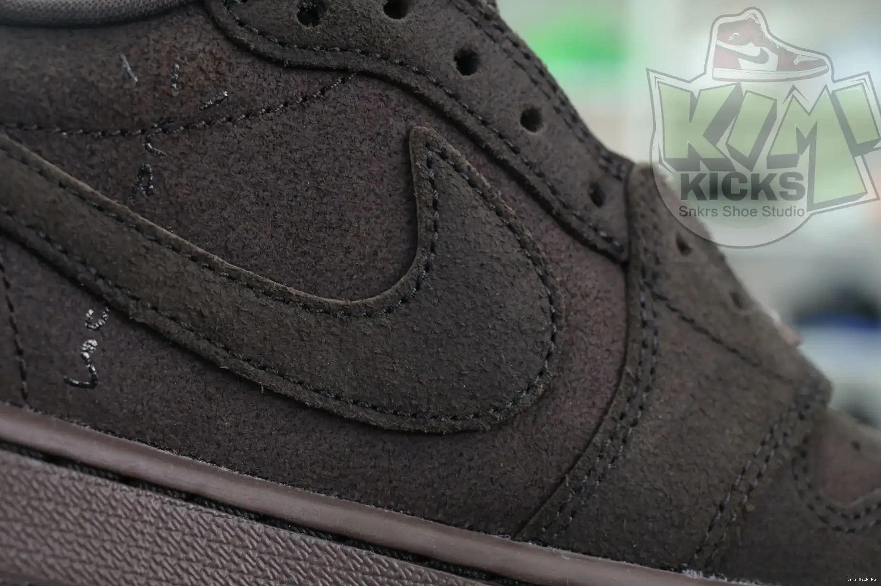 Jordan Kimikick Jordan Air Scott Travis 1 Low Brown” OG“Velvet x 0408